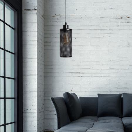 Lampa wisząca Abigali Midnight E27 czarny