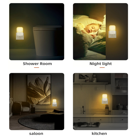 Eko-Light Lampka Wtykowa Kama 2700K EKW1441 BIAŁY