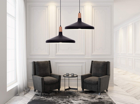 Lampa wisząca Lumina Deco LDP-7754-C-BK Bafido C1