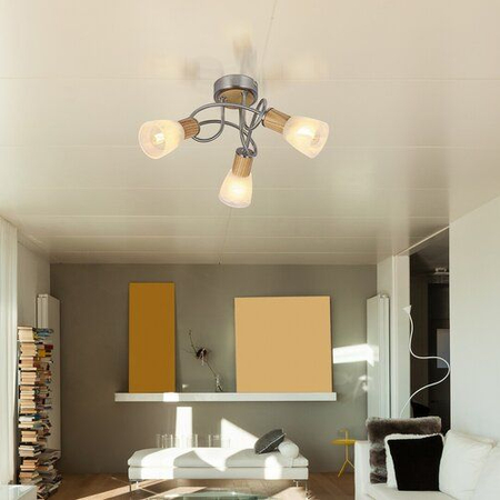 Lampa sufitowa Rabalux Gavin 5539 chrom satyna