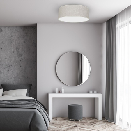 Milagro Lampa sufitowa LINO BIEL / LEN 3xE27 MLP7499 BIEL / LEN