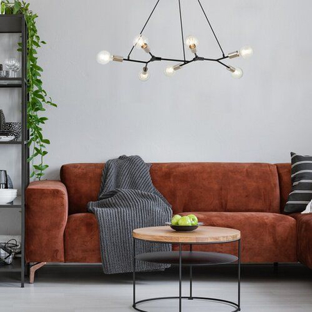 Lampa wisząca Rabalux Branwen 72027 czarny matowy