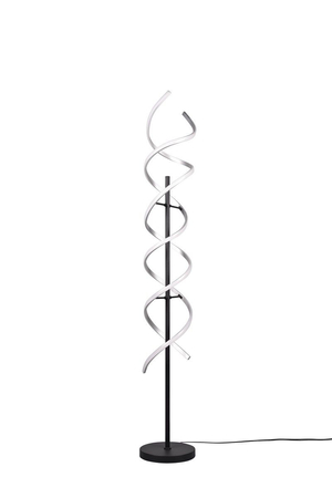 Lampa podłogowa Trio 441810205 czarny/srebrny
