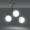 Lampa sufitowa RAGNAR 3 BLACK GOLD Emibig 1032/3 biały/czarny