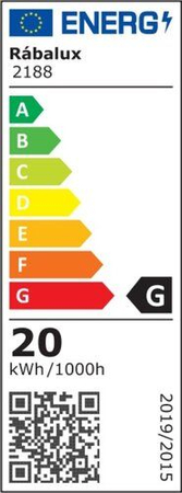 Lampa wisząca Rabalux Aniela 2188 chrom