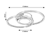 Lampa sufitowa Rabalux Sirius 5290 chrom