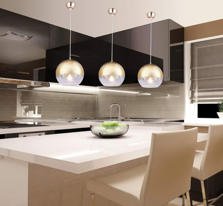 Lampa wisząca Lumina Deco LDP-1029-200-GD Veroni D20