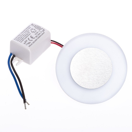 Eko-Light Oczko OTI Barwa Zimna 6500K EKS1085 BIAŁY / SREBRNY