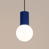 Sollux Lighting Lampa wisząca HALO 1 ultramaryna SL.1739