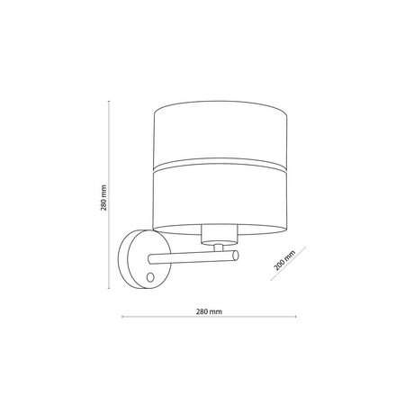 Kinkiet HILTON TK Lighting 4770 biały