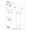 Sollux Lighting Lampa wisząca LOOPEZ 2 czarny/złoty SL.0953