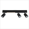 Milagro Lampa Sufitowa Magnet 5W+3xGU10 3000/4000K Czarny ML1134 CZARNY