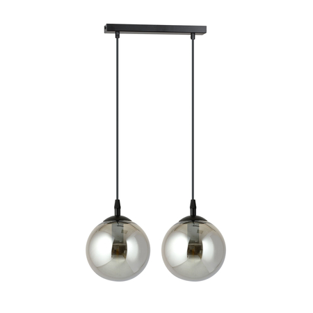 Lampa wisząca COSMO 2 BL GRAFIT Emibig 712/2 czarny