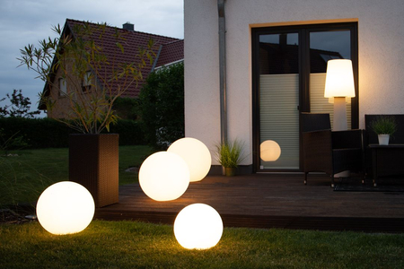 Kula LED Lampa zewnętrzna ogrodowa 2700K Biała ciepła Ø40 32417W biały