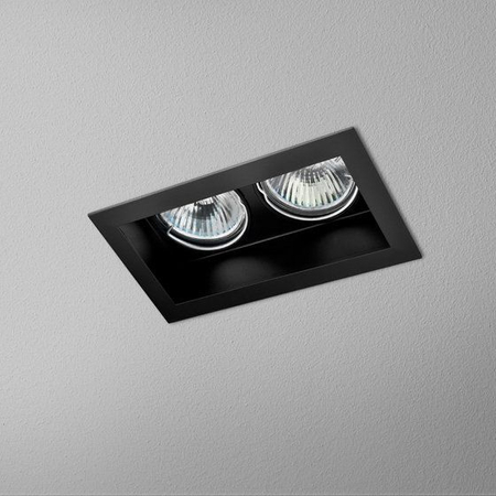 Lampa wpuszczana AQForm Minisquare x 2 Recessed Czarny Struktura