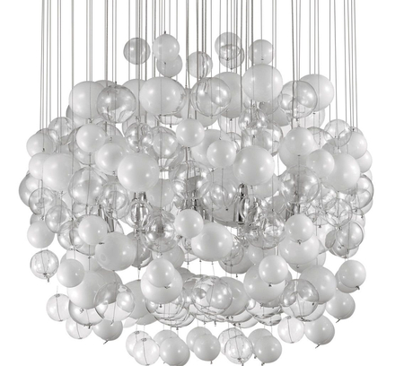 Lampa wisząca Ideal Lux 087924 Bollicine SP14 Bianco