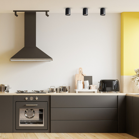 Milagro Spot Bima Round Czarny 1xGU10 ML7011 CZARNY