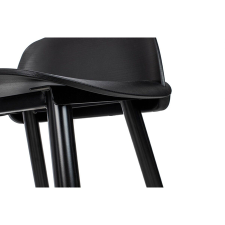 Krzesło barowe BOOGY 60 czarne