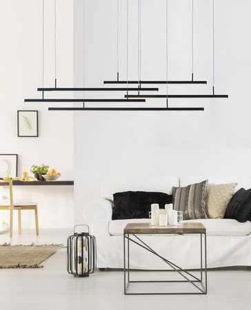 Lampa wisząca MERLO BLACK Azzardo AZ3184 czarny