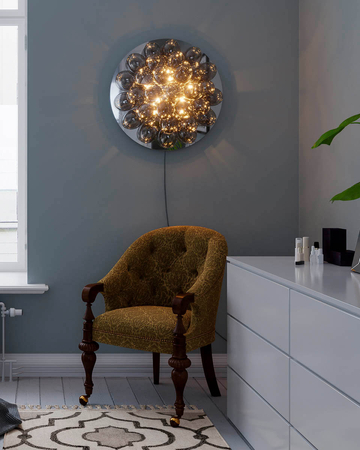 Kinkiet By Rydens Gross 4300500-4505 smokegrey