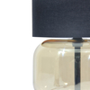 Lampa stołowa Italux TB-63748-BL-AMB Czarny, bursztynowy