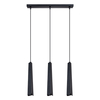 Sollux Lighting Lampa wisząca PRYSM 3L czarna SL.1402