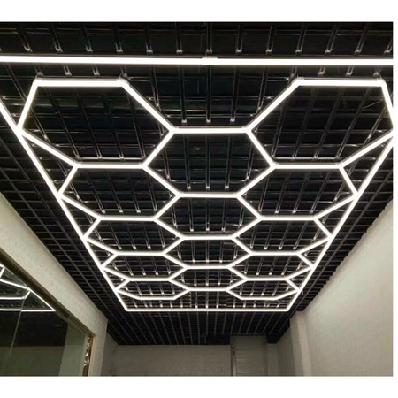 Modułowy system oświetleniowy autogamma HEXAGON LED 297 x 206 cm 3500K aluminium
