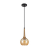 Lampa wisząca Italux PND-42361-1-BRO-AMB Brąz antyczny