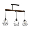 Milagro Lampa wisząca ACERO 3xE27 MLP7888 Czarny / Brązowy