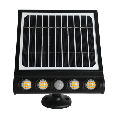 Eko-Light Lampa Solarna Talent 8W 4000K IP65 EKO8328 CZARNY