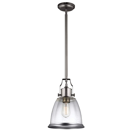 Lampa wisząca Elstead Lighting Hobson srebrny FE-HOBSON-P-M-SN