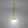 Sollux Lighting Lampa wisząca DIEGO 5 żółta SL.0580
