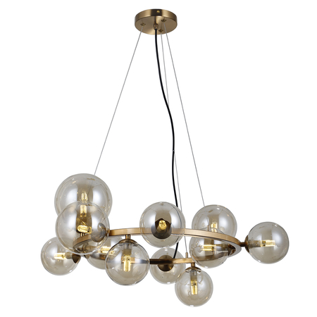 Lampa wisząca Italux PND-406007-11-HBR Miodowy mosiądz