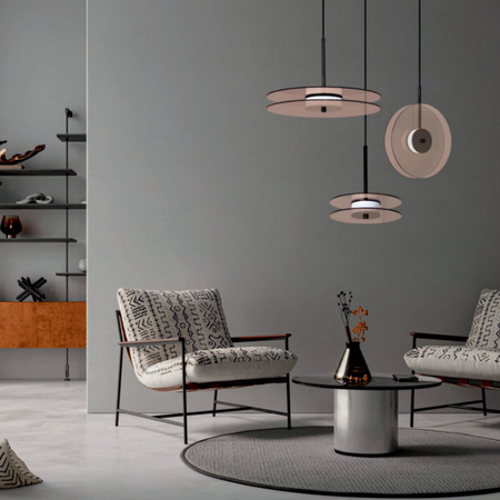 Light Prestige Wisząca lampa duża Casy dymna LED CCT LP-3176/1P L SM