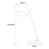 Lampa biurkowa Kaja LOLEK K-BL1528 BIAŁY biały