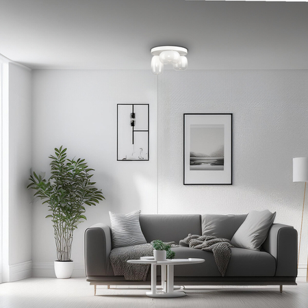 Milagro Lampa sufitowa Vaso 12W Biały ML1413 BIAŁY