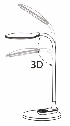 Lampa biurkowa DIDI Kaja K-BL1033 CZARNY