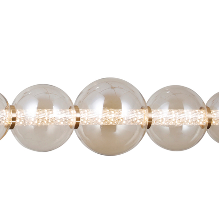 Lampa wisząca Italux PND-34359-5H-HBR-AMB złoty