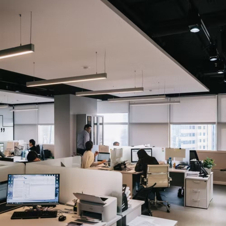 Oprawa liniowa LED Greenie Linea podwieszana 1200mm 40W czarna obudowa CW