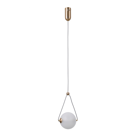 Lampa wisząca Italux Rastia PND-34361-S-HBR-OPAL złoty