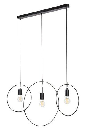 Lampa wisząca Rabalux Dilara 72019 czarny matowy