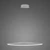 Lampa wisząca Ledowe Okręgi No.1 80cm 3k srebrna