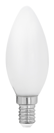 Żarówka LED C35 E14 6W 2700K filament mleczna