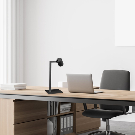 Lampa biurkowa Snow 1xGU10 czarna LP-731/1T BK