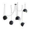 Lampa wisząca NOOR 5 BLACK Aldex 1122F1 czarny
