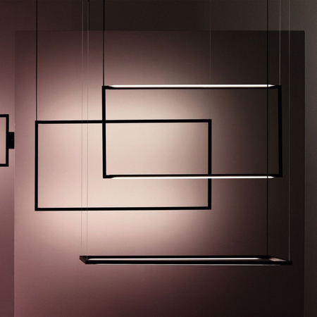 Lampa wisząca Nemo SPILNN51 Spigolo Vertical Czarna