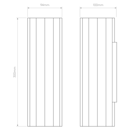 Kinkiet Astro Shadow 300 1414002 Gips