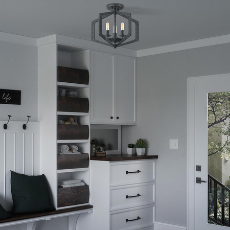 Lampa wisząca Elstead Lighting Vanguard czarny QZ-VANGUARD-3P-OK