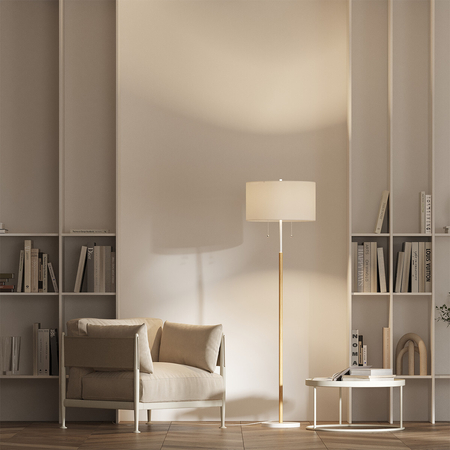 Light Prestige Lampa podłogowa Fogo biała 2xE27 LP-0304/2F WH