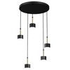 Milagro Lampa wisząca ARENA BLACK/GOLD 5xGX53 MLP7763 CZARNY / ZŁOTY